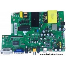 SUNNY 16AT017 Y.M ANAKART 40-43 V1.0 MNL ÇİFT UART AXEN AX43DIL005/1032 SUNNY SN43DAB1723/1022 FULL HD LED TV İÇİN ANAKART MAİN BOARD