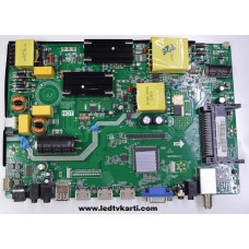 18AT008V1.0 18AT008 Y.M ANAKART 18A T008 49 S2 V1.0 MNL OPTİC SHEEN SH49DLK08 LED TV ANAKART MAİN BOARD